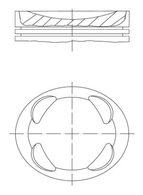 Piston MAHLE 081 PI 00104 000