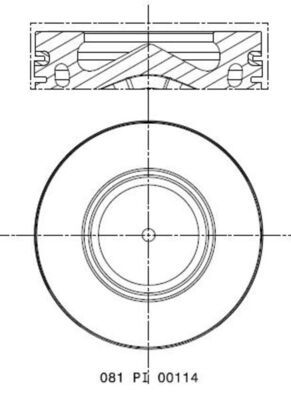 Piston MAHLE 081 PI 00114 002