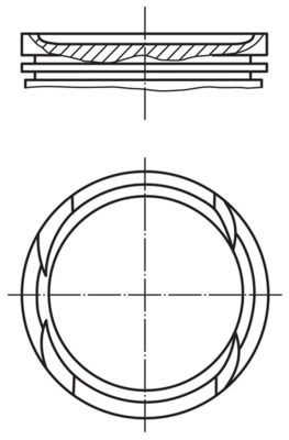 MAHLE 082 22 01 Piston