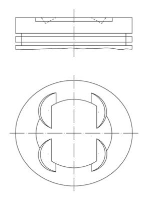 Piston MAHLE 083 01 01