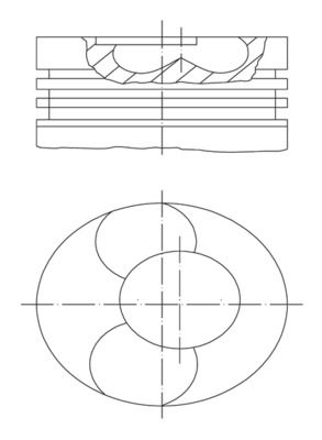 Piston MAHLE 228 31 00