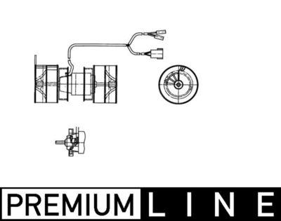 Interior Blower MAHLE AB 33 000P