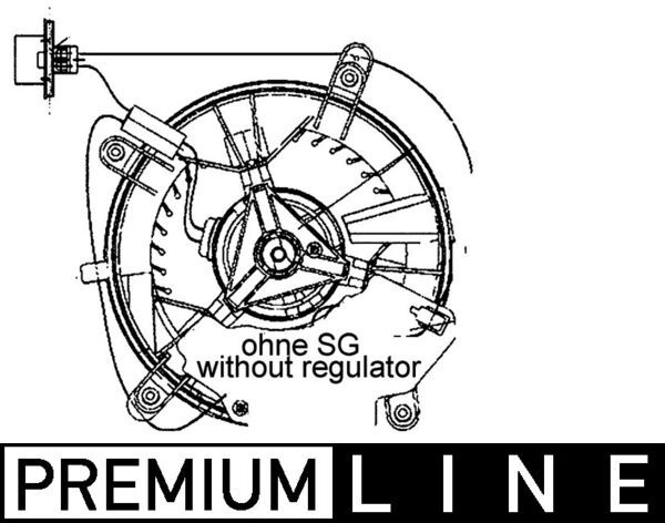 MAHLE AB 65 000P Interior Blower