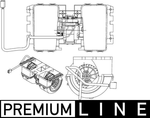 MAHLE AB 144 000P Interior Blower