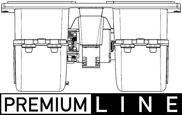 MAHLE AB 175 000P Interior Blower