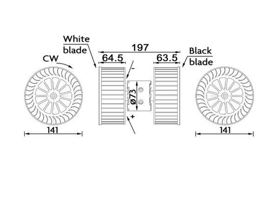 MAHLE AB 192 000S Interior Blower