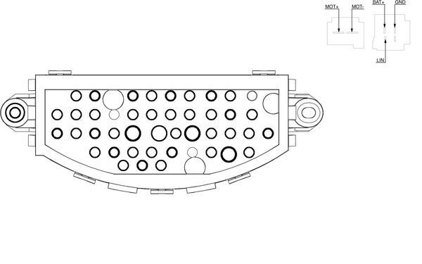 MAHLE ABR 22 000S Regulator, interior blower