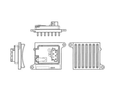 Regulator, interior blower MAHLE ABR 36 000P