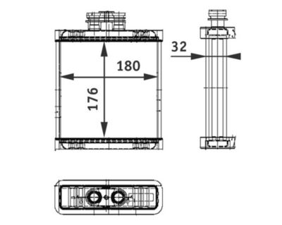 Heat Exchanger, interior heating MAHLE AH 75 000P