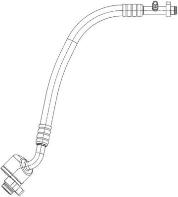 Low Pressure Line, air conditioning MAHLE AP 131 000P