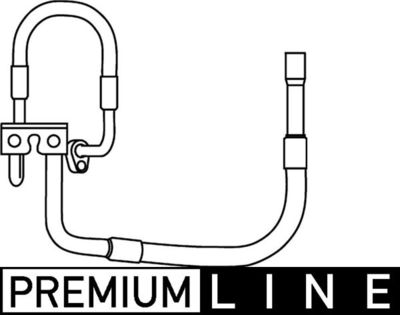 High-/Low Pressure Line, air conditioning MAHLE AP 78 000P