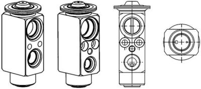 Expansion Valve, air conditioning MAHLE AVE 68 000P