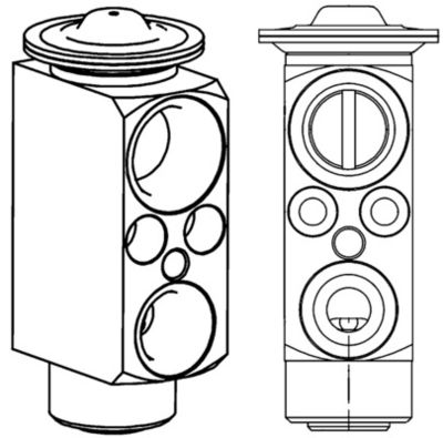 Expansion Valve, air conditioning MAHLE AVE 81 000P