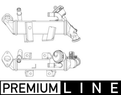 Cooler, exhaust gas recirculation MAHLE CE 19 000P