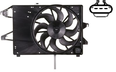 Fan, engine cooling MAHLE CFF 325 000S