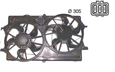 Fan, engine cooling MAHLE CFF 375 000S