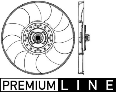 Fan, engine cooling MAHLE CFF 489 000P