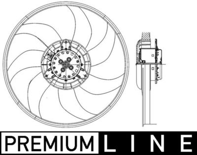 Fan, engine cooling MAHLE CFF 400 000P