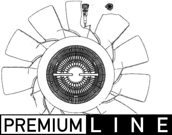 MAHLE CFF 495 000P Fan, engine cooling