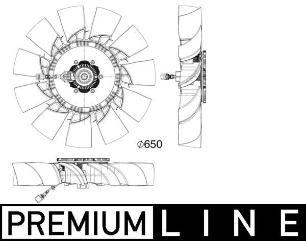 MAHLE CFF 506 000P Fan, engine cooling