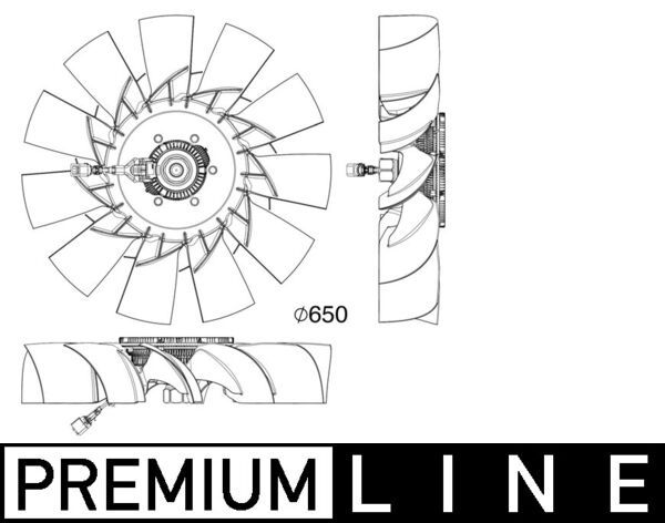 MAHLE CFF 507 000P Fan, engine cooling