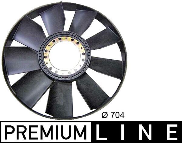 MAHLE CFW 51 000P Fan Wheel, engine cooling