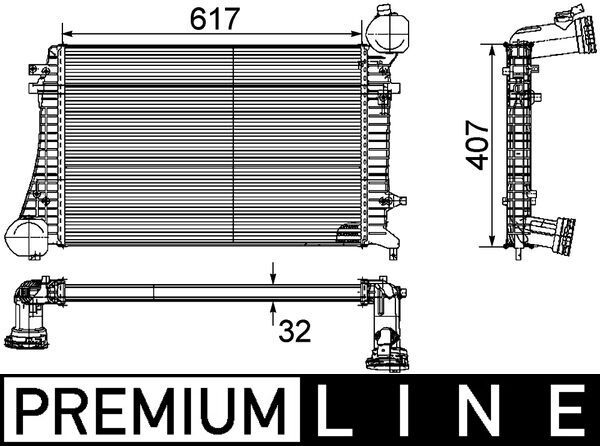 MAHLE CI 162 000P Charge Air Cooler