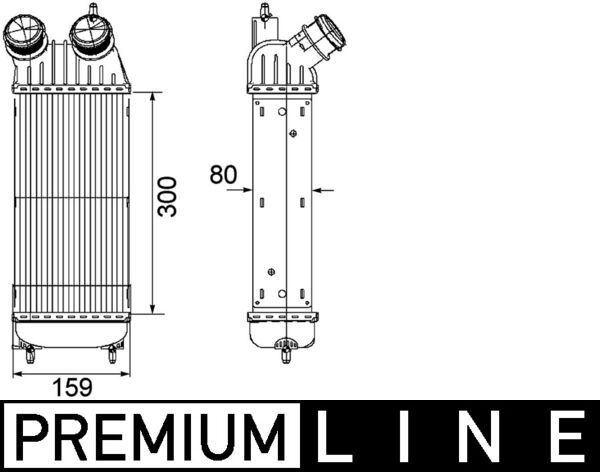 MAHLE CI 171 000P Charge Air Cooler