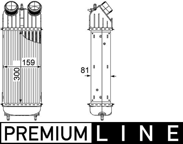 MAHLE CI 172 000P Charge Air Cooler