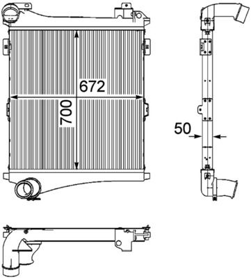 MAHLE CI 179 000P Charge Air Cooler