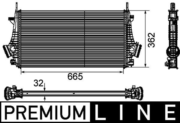 MAHLE CI 191 000P Charge Air Cooler