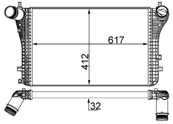 MAHLE CI 207 000S Charge Air Cooler