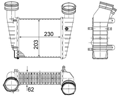 MAHLE CI 347 000S Charge Air Cooler