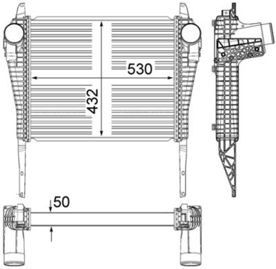 Charge Air Cooler MAHLE CI 38 000P