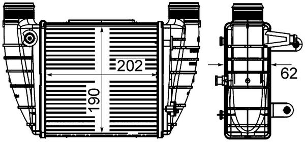 MAHLE CI 421 000S Charge Air Cooler