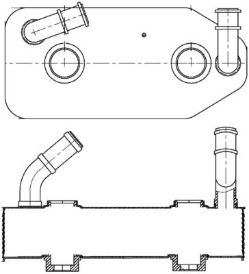 MAHLE CLC 178 000S Oil Cooler, automatic transmission