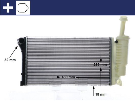 MAHLE CR 10 000S Radiator, engine cooling