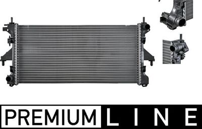 Radiator, engine cooling MAHLE CR 880 000P