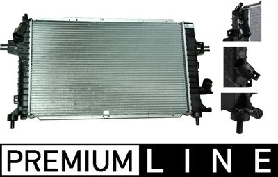 Radiator, engine cooling MAHLE CR 920 000P