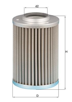 Hydraulic Filter, automatic transmission MAHLE HX 40