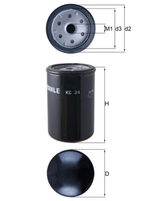 Fuel Filter MAHLE KC 24