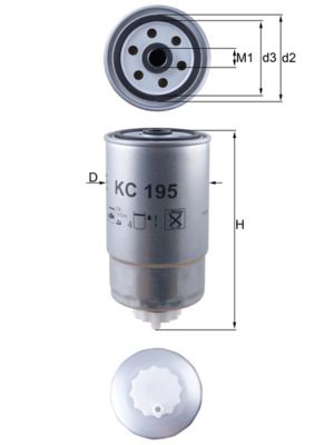 MAHLE KC 195 Fuel Filter