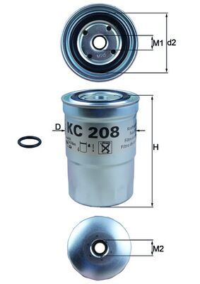 MAHLE KC 208 Fuel Filter