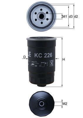 Fuel Filter MAHLE KC 226