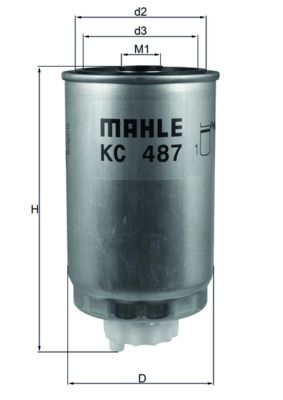 Fuel Filter MAHLE KC 487