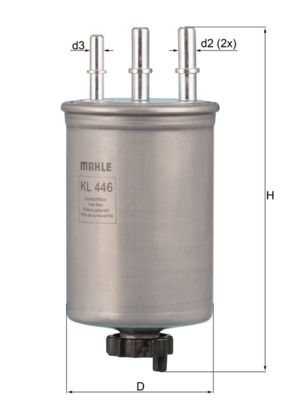 MAHLE KL 446 Fuel Filter