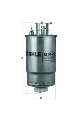 Fuel Filter MAHLE KL 566