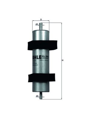 Fuel Filter MAHLE KL 596