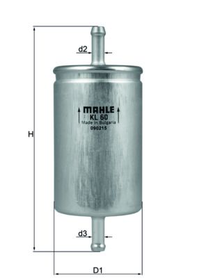 Fuel Filter MAHLE KL 60
