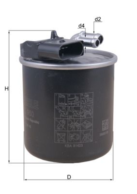 Fuel Filter MAHLE KL 950